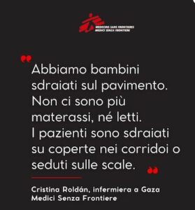 medici senza frontiere gaza